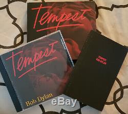 Signé Bob Dylan Tempest CD Deluxe Edition Rare! De Dylan Pop-up Sto