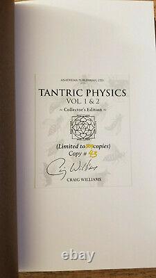 Signé Deluxe Tantric Physique Vol 1 & 2 Par Craig Williams Occult Grimoire