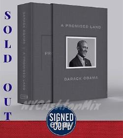 Signé & En Main Deluxe Clothbound A Promised Land Par Barack Obama, Sold Out