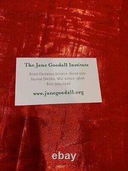 Signé Jane Goodall, Raison De L'espoir Une Odyssée Spirituelle 1er/1e Avec Photo Signée