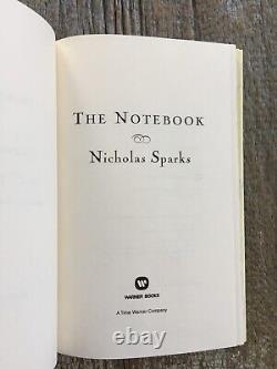 Signé La Note De Nicholas Sparks (1996, Couverture Rigide) 1ère Édition