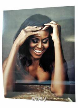 Signé Obama Michelle Deluxe Edition Clothbound Devenant Scellés! Sensationnel