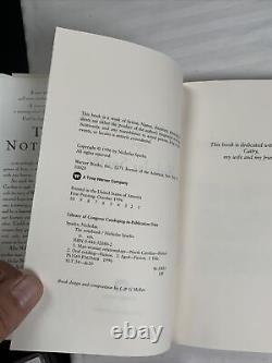 Signé, The Notebook Par Nicholas Sparks, 1996 1er 1er Dj Hc, Très Bon