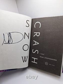 Snow Crash Neal Stephenson Couverture Rigide Signé Édition De 30 Ans De Luxe