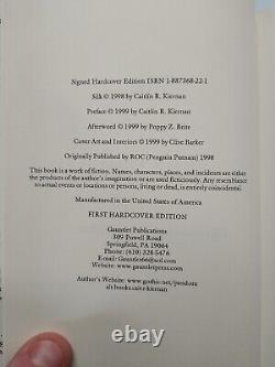 Soie par Caitlin R. Kiernan (Première édition HC) Livre de luxe numéroté signé avec jaquette