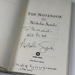 Sparks, Nicholas The Notebook Signed/sentiment Us Hcdj 1st Edition