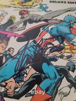 Stan Lee Autographié Comic Marvel Universe Deluxe Edition Avec Coa Certifié