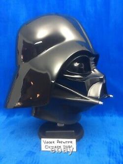 Star Wars 1995 Don Post Deluxe Darth Vader Dave Prowse Casque Autographié #914