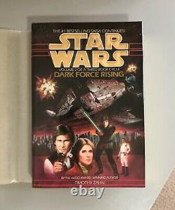 Star Wars Thrawn Dark Force Rising Deluxe First Edition 3/350 Signé Zahn Rare