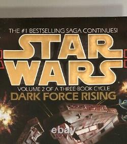Star Wars Thrawn Dark Force Rising Deluxe First Edition 3/350 Signé Zahn Rare