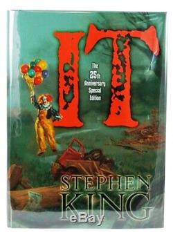 Stephen King Limited Edition It Signé Deluxe 25th Anniversary Illustrated Vf
