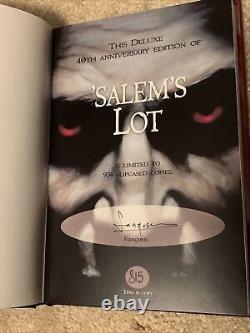 Stephen King PS Publishing Salems Lot Deluxe 40th Anniversary Artist Signed Ed	<br/>  

	<br/>	 La vente de luxe du 40e anniversaire de Salems Lot de Stephen King par PS Publishing, édition signée par l'artiste.