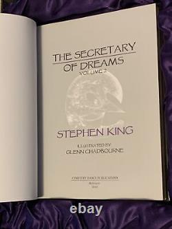 Stephen King SIGNÉ Le Secrétaire des Rêves Vol. 2 Édition de Luxe Lettrée PC