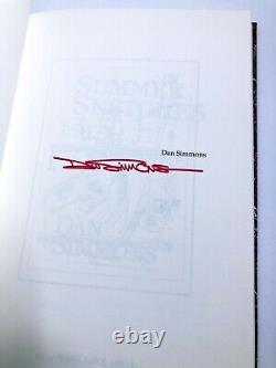 Summer Sketches Dan Simmons Lord John #34/200 Deluxe Version Illustré