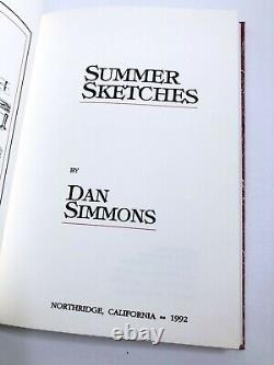 Summer Sketches Dan Simmons Lord John #34/200 Deluxe Version Illustré