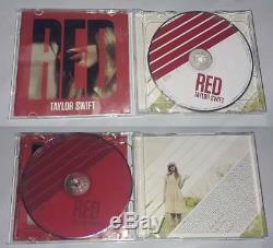 Taylor Swift CD Album Red Deluxe Edition Autographié Livret Signée Couverture