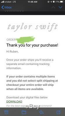 Taylor Swift Limited Edition Signée Dans L'édition Deluxe Trees CD Preorder