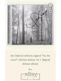 Taylor Swift Signé À La Main Dans L'édition Limitée De Luxe Arbres Folklore CD Rare