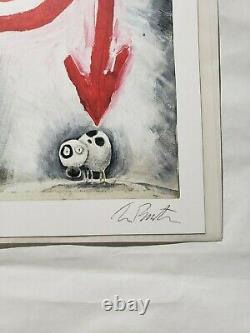 The Art Of Tim Burton Rare Deluxe Hand Signed Book And Lithographie + Extras