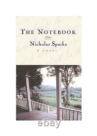 The Notebook De Nicholas Sparks Signé 1ère Édition 1ère Impression Comme Nouvelle