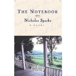 The Notebook De Nicholas Sparks Signé 1ère Édition 1ère Impression Comme Nouvelle