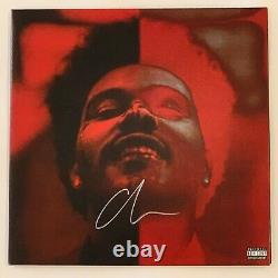 The Weeknd After Hours Deluxe 2lp Vinyl Limited Autograph Signé 12 Record
