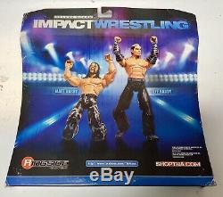 Tna Impact Wrestling Jeff Et Matt Hardy Deluxe 2-pack Autographié Par Matt