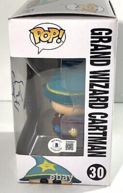 Trey Parker Signé Cartman Funko Pop Grand Sorcier 30 Autographe Rare Beckett Coa