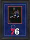 Tyrese Maxey Philadelphia 76ers Deluxe Cadre Frmd Signé 8x10 Photo De Lay Up En Bleu