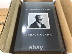 Un Livre De Couverture Du Président Barack Obama Signé Land Deluxe