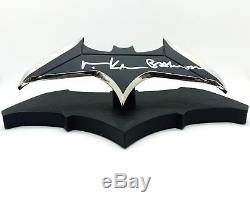 Val Kilmer Signé Batman Datarang Deluxe 1 Échelle Replica Autograph Bas Coa