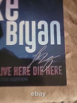 Vinyle signé de Luke Bryan Born Here Live Here Die Here Deluxe