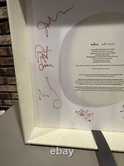 WILCO Ode To Joy Édition Deluxe Limitée 1000 Vinyle & Livre d'Art Jeff Tweedy Signé