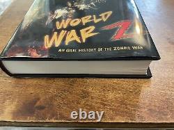 War Z World By Max Brooks Deluxe Signé Le Couverture Rigide Hc/dj Horror Zombies Rare