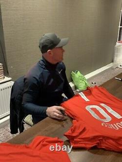 Wayne Rooney Signé Et Deluxe Encadré Manchester United 10 Shirt Avec Coa £ 199