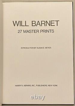 Will Barnet 27 Master Prints Signed Édition De Luxe Slipcase Couleurs Illustrations